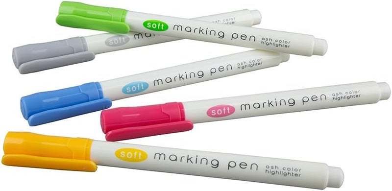 Daiso 5-Piece Multi-Color Marker Pen Set - Image 2